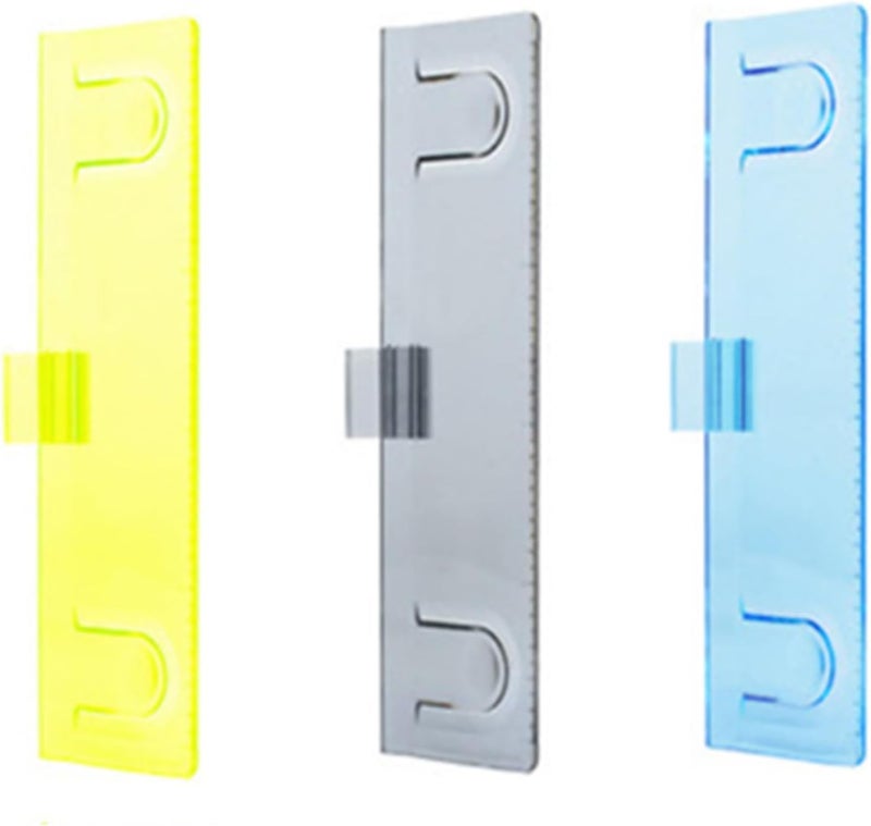 BaoFufc Document Holder Clip for Typing Reading Document Monitor Note Organiser Monitor Document Paper Holder for Laptops Office Organization Tool, Clear Blue - Image 4